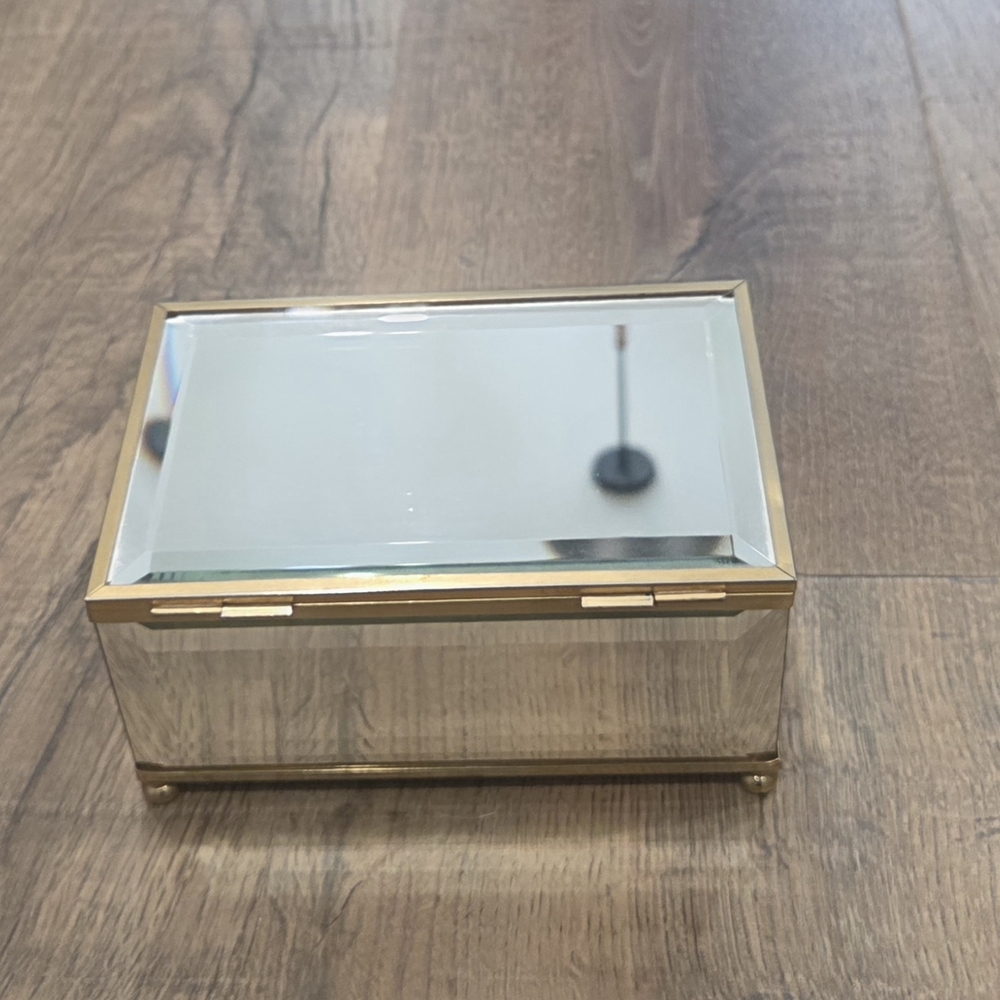 Vintage Schmid Mirrored Musical Jewellery Box With Velvet Interior - Picture 4 of 8